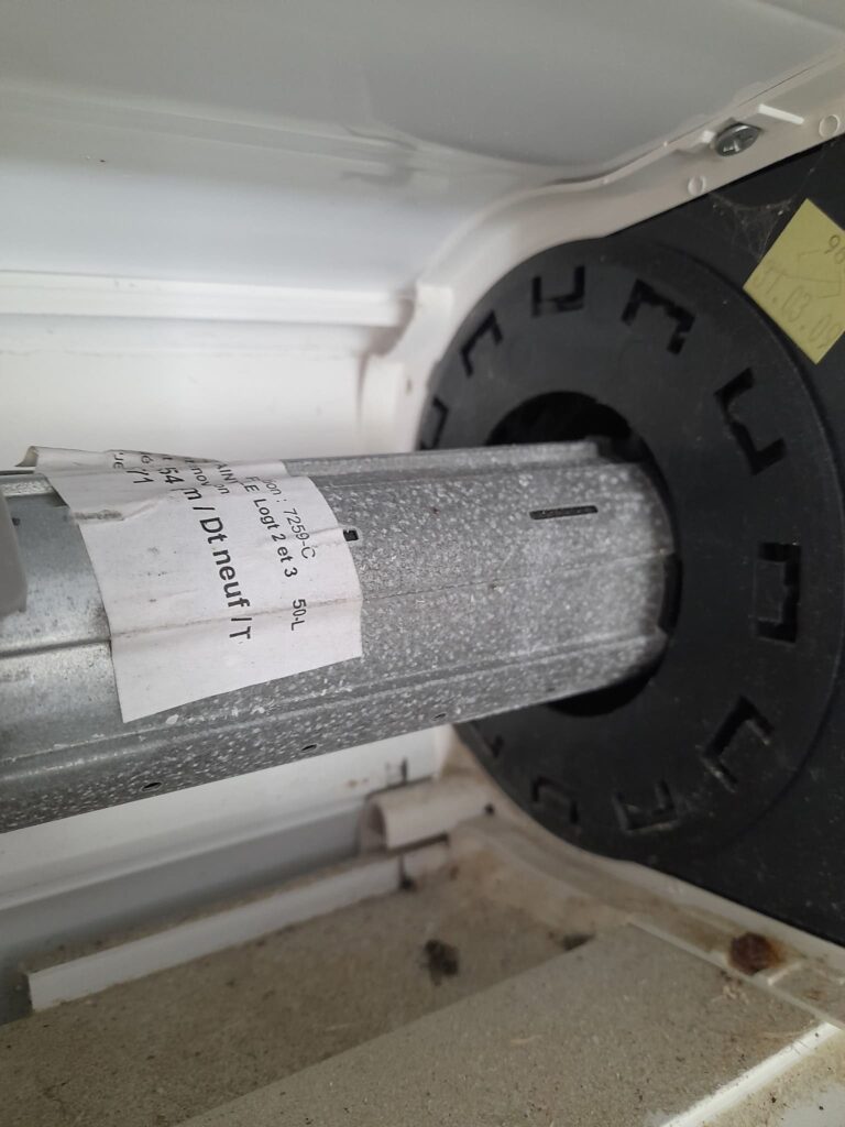 Dépannage volet roulant